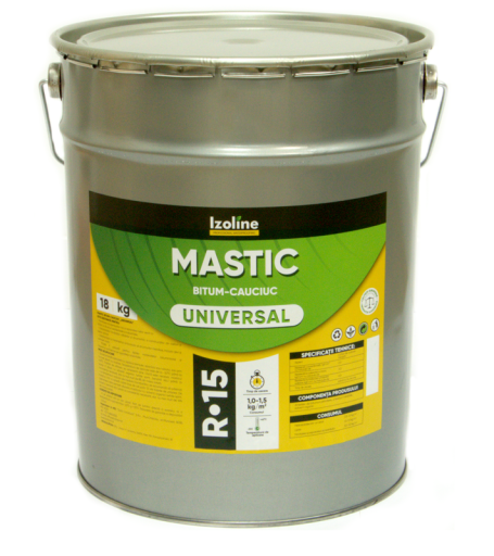 Mastic bitum-cauciuc "UNIVERSAL", căldare de 10kg