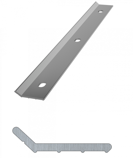 Șină marginală din aluminiu de 2,0m pentru fixarea membranei PVC